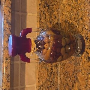 Vintage olive & pepper display